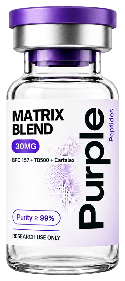 Matrix 30 mg blend Purple Peptides research vial